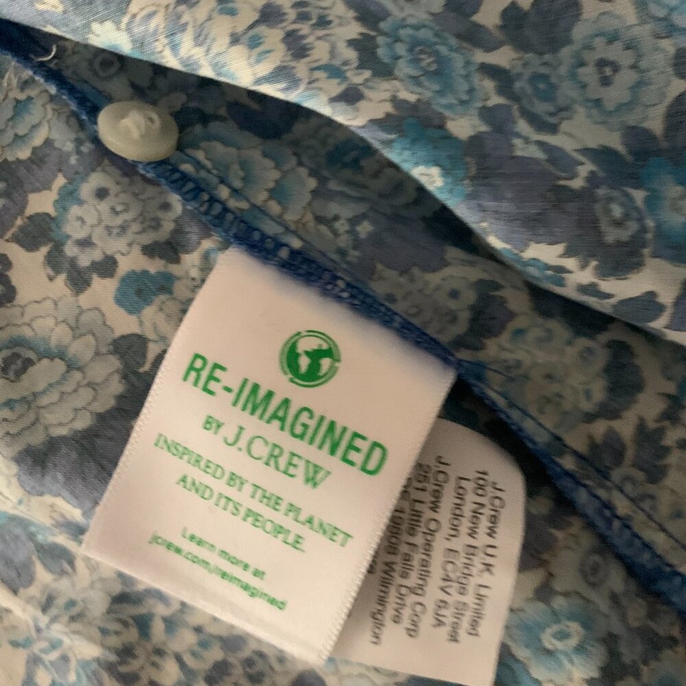 J. Crew Slim perfect shirt in Liberty® Elysian Day floral NWT Sz 6 - Picture 5 of 8